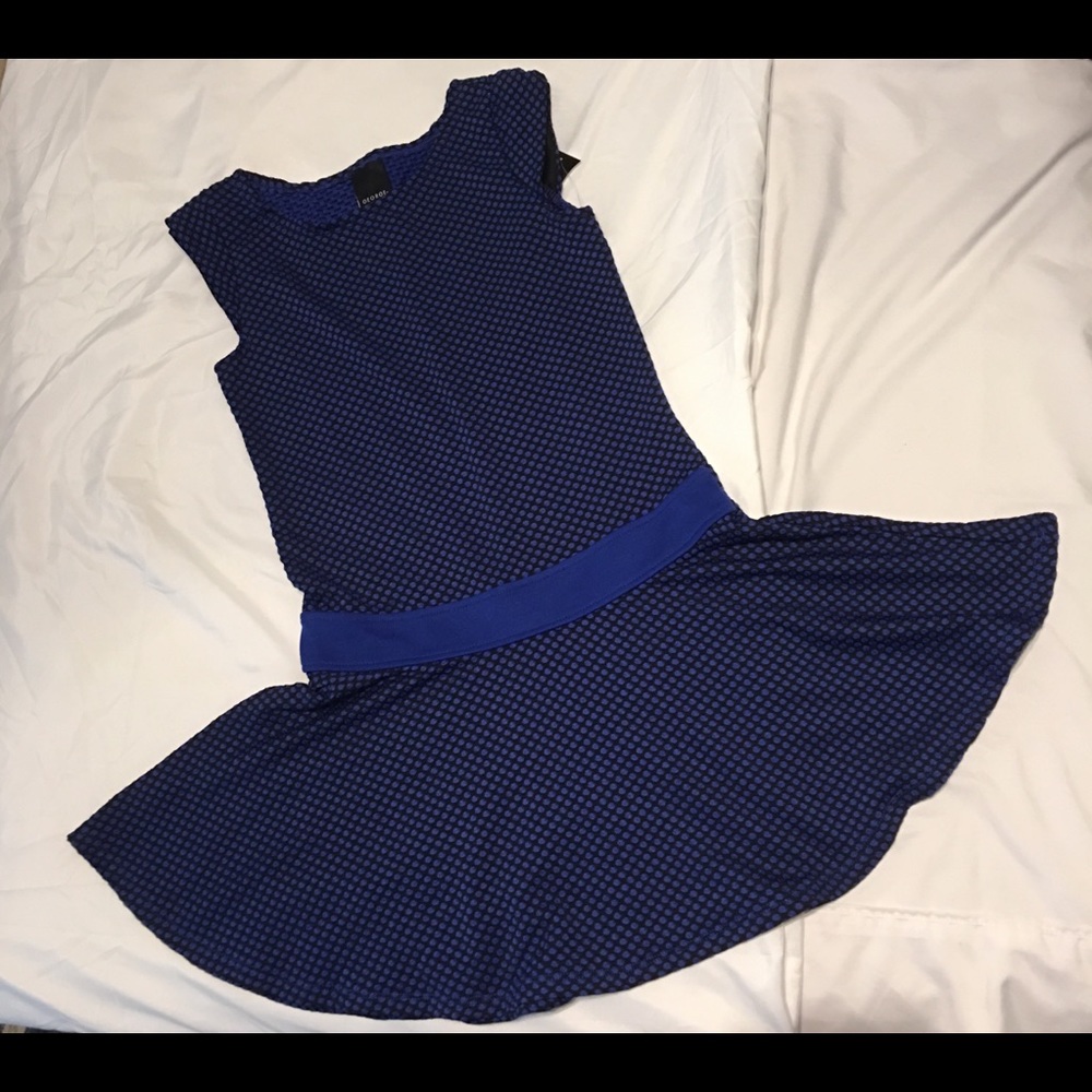 NWT Girls Navy Blue Dress Size Large 10/12